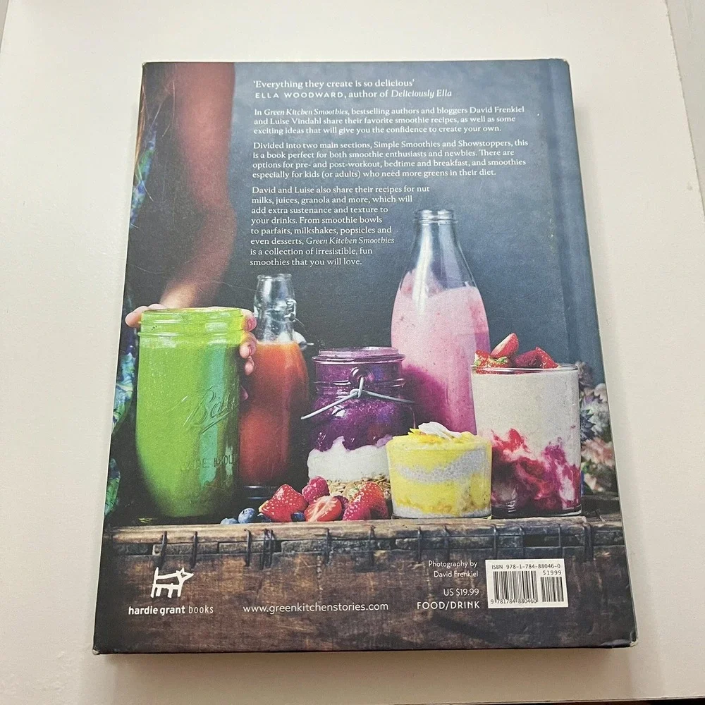 Green Kitchen Smoothies Cook Book Hardback Diet Healthy Recipes David Frenkiel